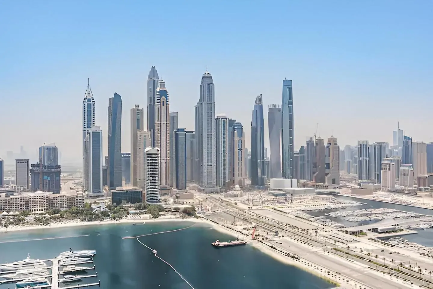 Lägenhet 2Br Beachfront Apt With Stunning Dubai Marina View Förenade Arabemiraten